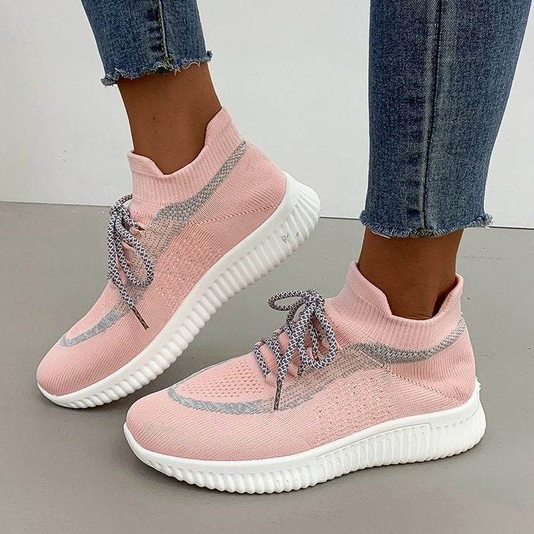 Breathable casual sports shoes women - Mubimart