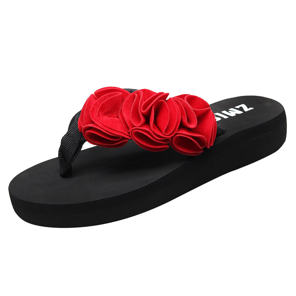 Flip-Flops mit Blumenmuster