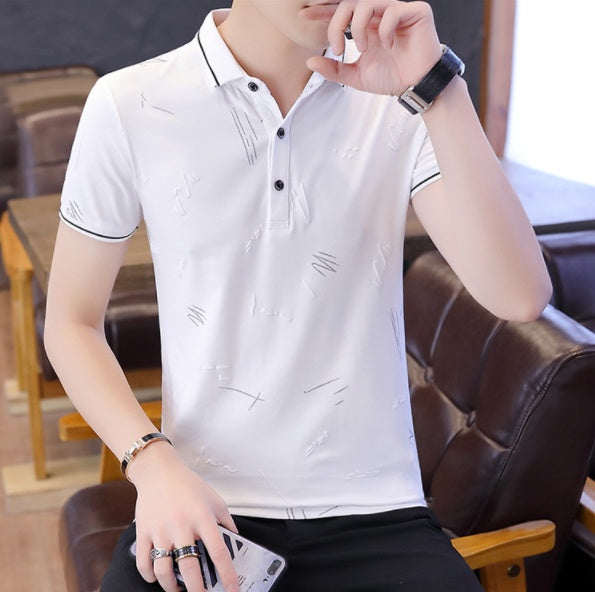 Men's thin polo shirt