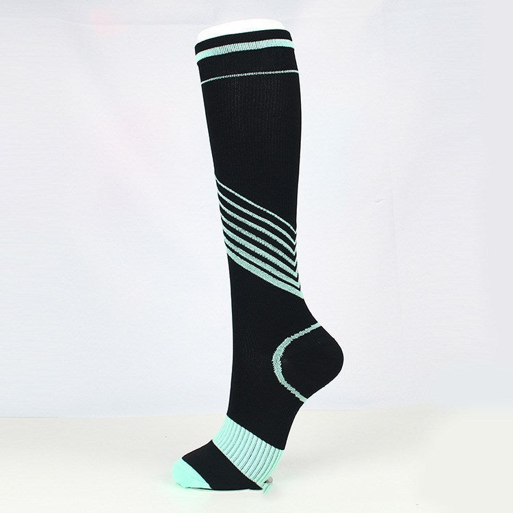 Long tube twill compression socks - Mubimart -  