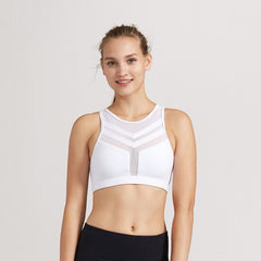 Shockproof splicing sports bra - Mubimart - Sports bra 