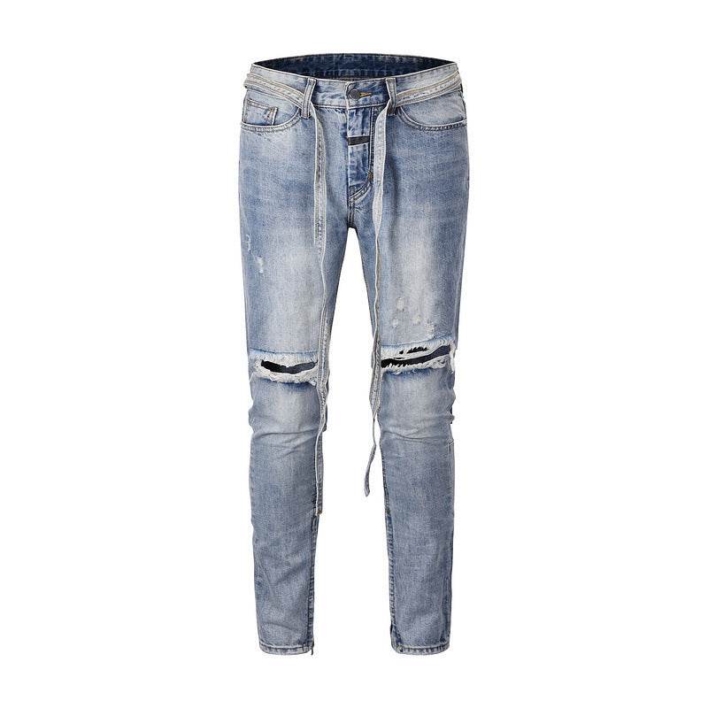 Ribbon jeans - Mubimart