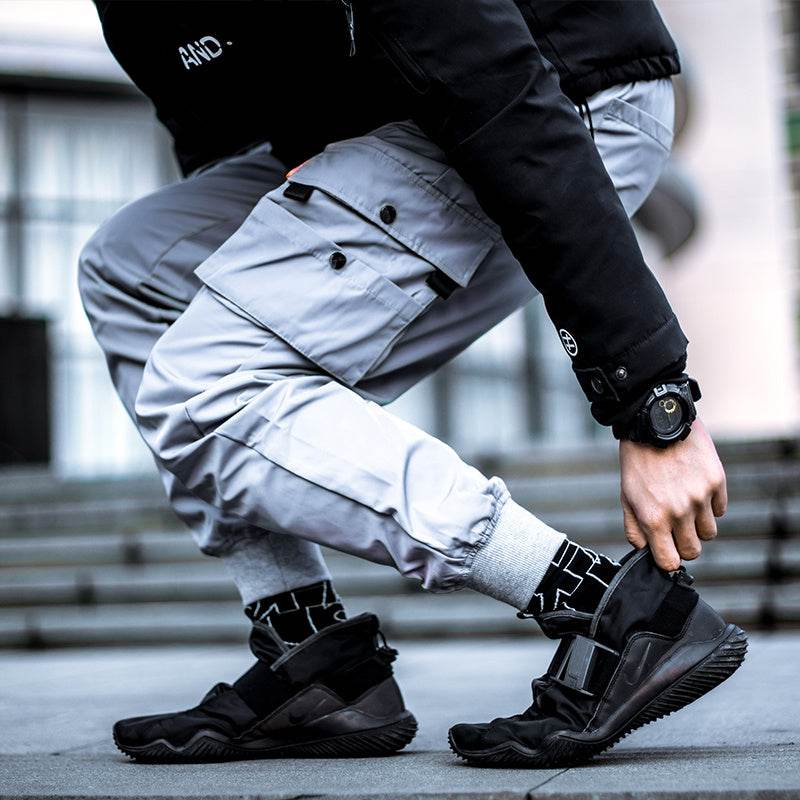 Multi-pocket cargo pants - Mubimart