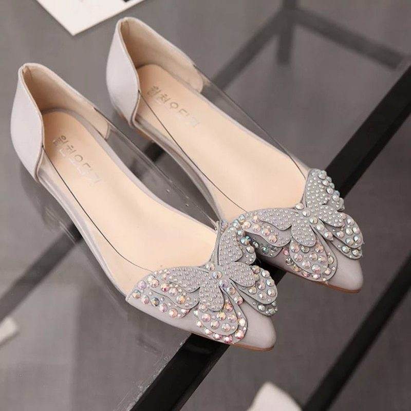 Bow flat sandals - Mubimart