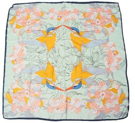 Fashion Silk Scarves Female Printing Hijab - Mubimart