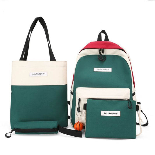 4-piece backpack backpack - Mubimart