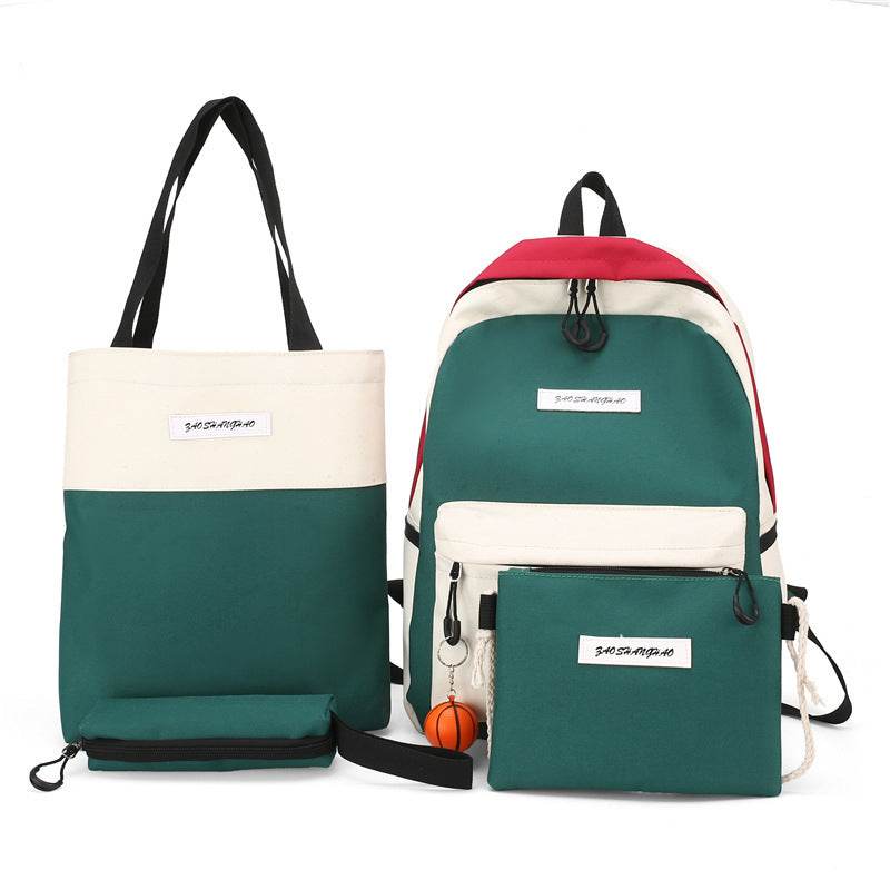 4-piece backpack backpack - Mubimart