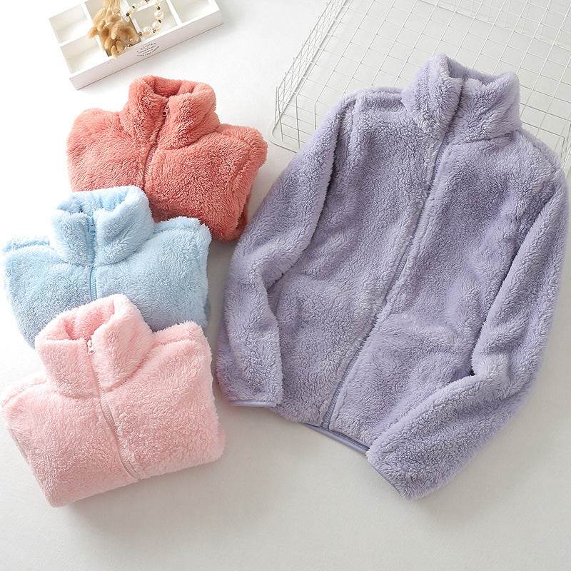 Coral Fleece Jacket - Mubimart