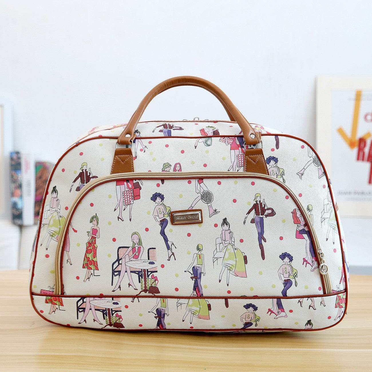 Hand travel bag duffel bag PU gift bag - Mubimart