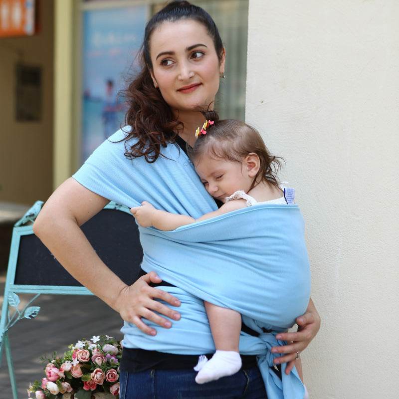 Baby sling solid color baby carrier - Mubimart