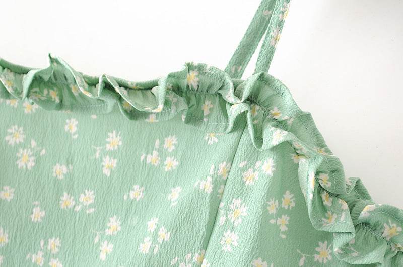 Floral camisole dress - Mubimart