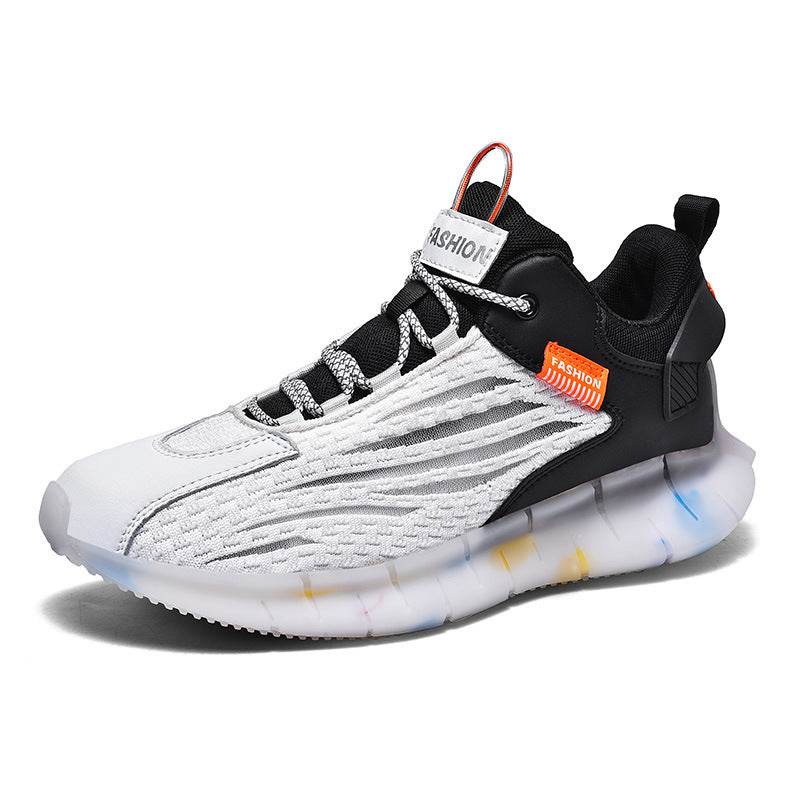 Breathable Sports Shoes Net Shoes Popcorn Trendy Shoes Casual Running Shoes - Mubimart