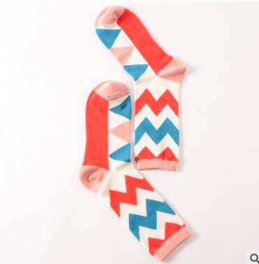 Crew Color Cotton Happy Socks Men Women British Casual Harajuku Designer Fashion Brand Novelty Art For Couple Funny - Mubimart