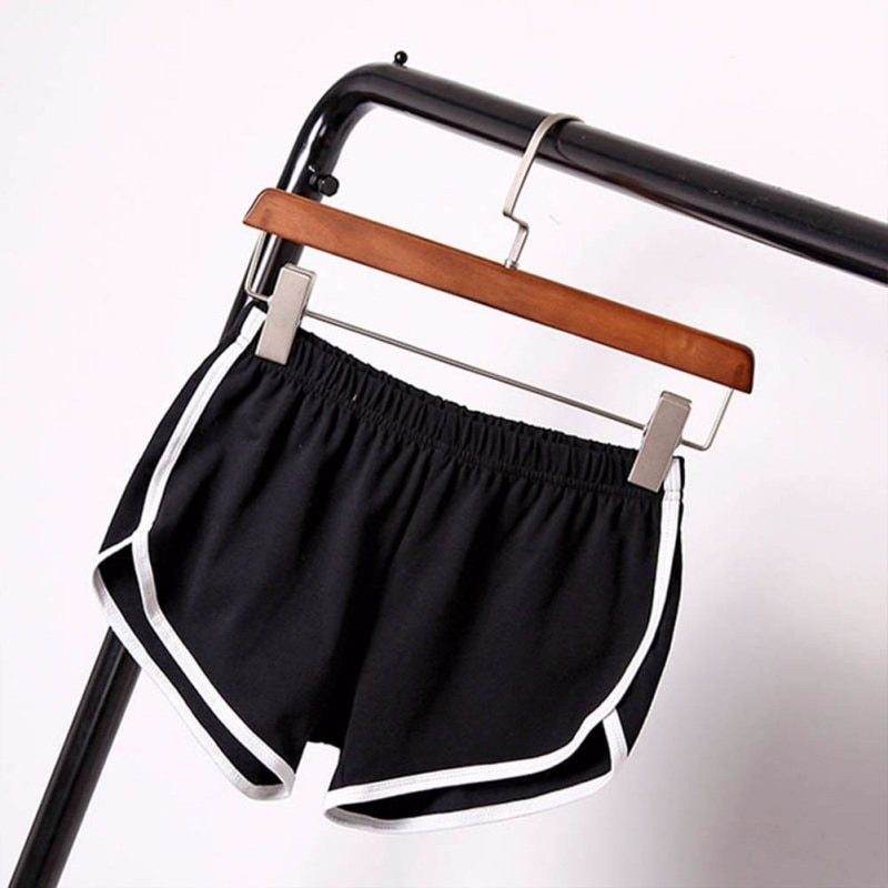 New Summer Shorts Women Casual Shorts Workout Waistband Skinny Short - Mubimart