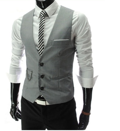 Suit vest male suit vest