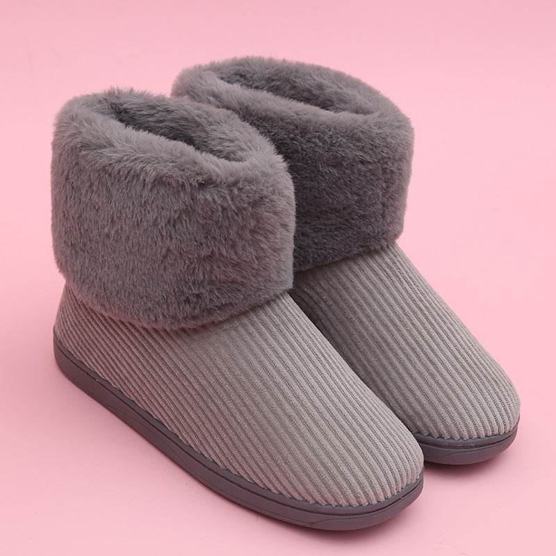 Plush snow boots - Mubimart