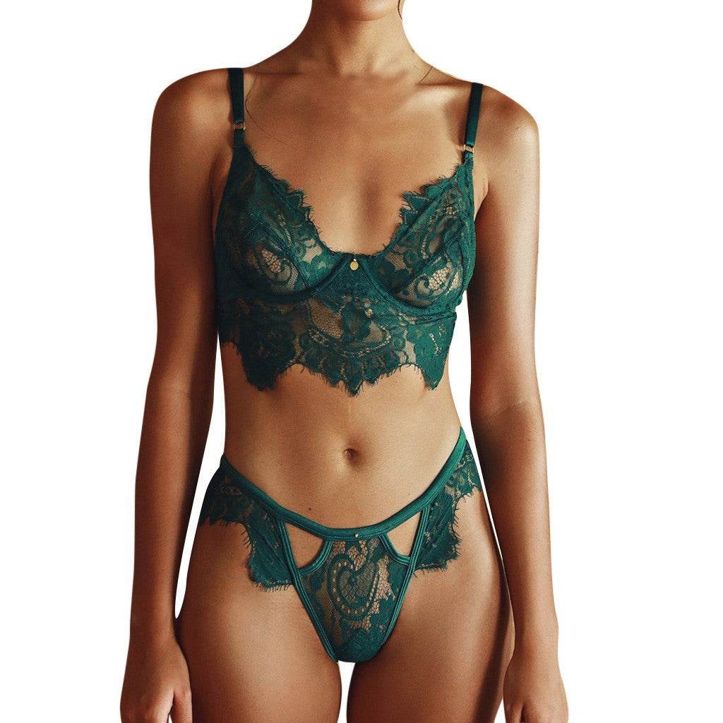Hollow fashion female lingerie set - Mubimart