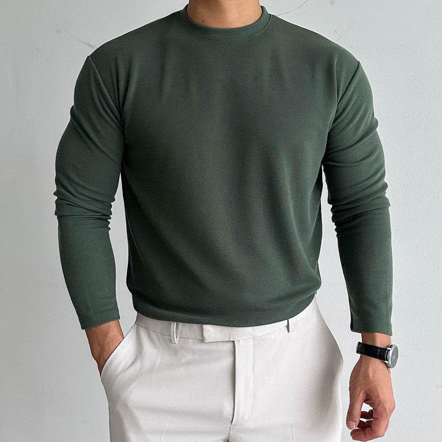 Autumn And Winter Dralon Thickened Men's Undershirt - Mubimart