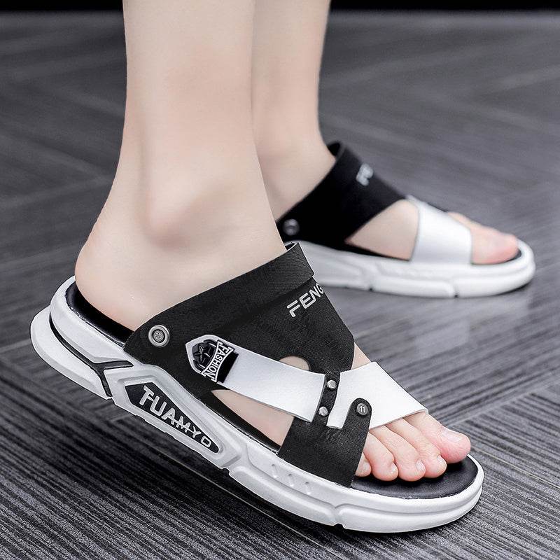 Waterproof Leather Sandals For Men - Mubimart
