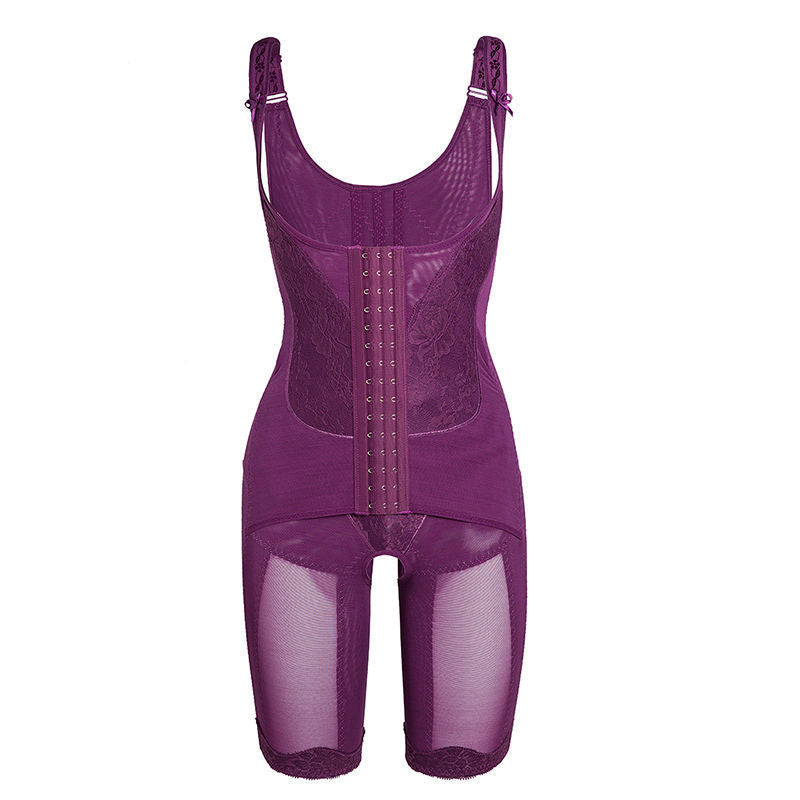 Bodysuit Buttoned Corset One-piece Shapewear - Mubimart -  