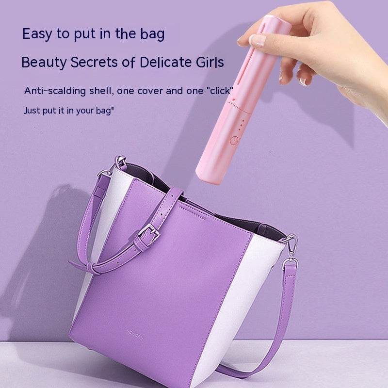 Mini Rechargeable Portable Hair Straightener - Mubimart