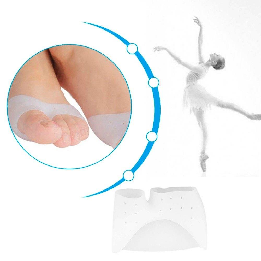 Silicone Gel Toe Separator Feet Care Tools Splint Straightener Corrector Hallux Valgus Massager - Mubimart