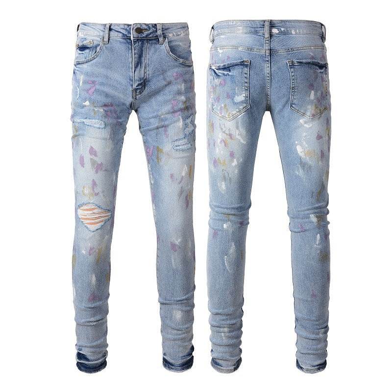 Jeans Slim Fit Skinny Pants - Mubimart