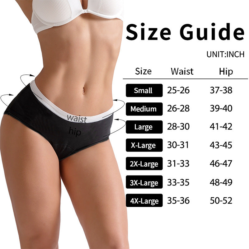 Women's Large Size Physiological Underwear Leak-proof - Mubimart -  