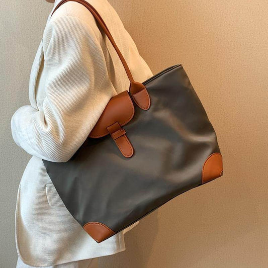 Commuting Premium High Capacity Tote Bag for Women - Mubimart