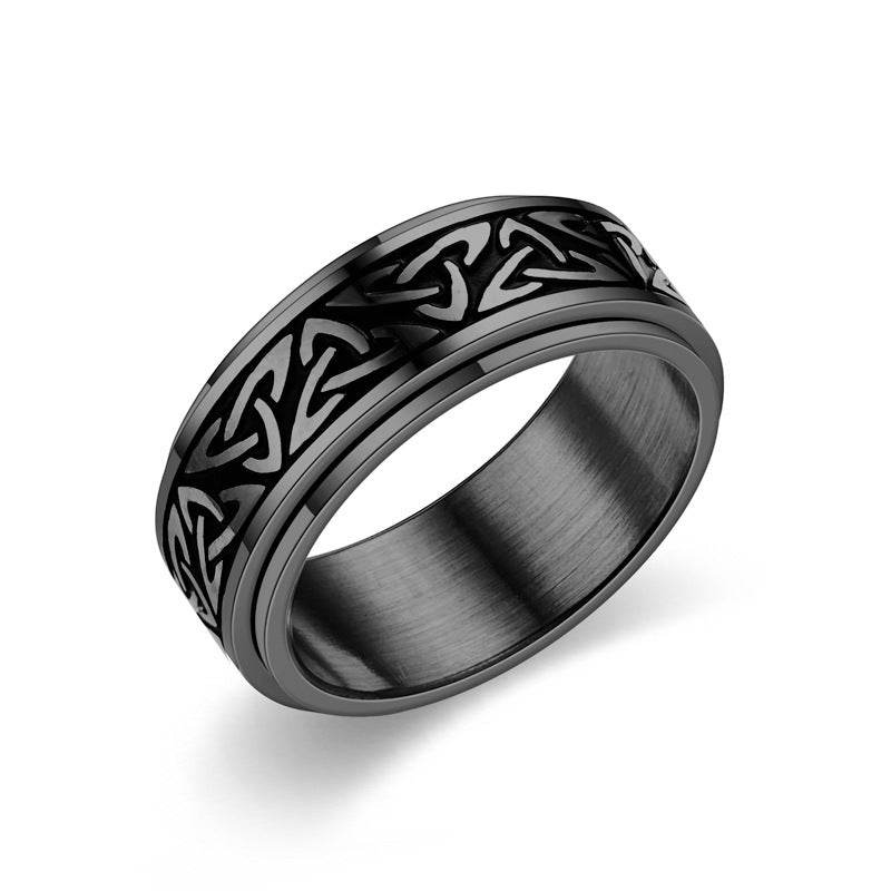 Hot Titanium Steel Ring For Men - Mubimart