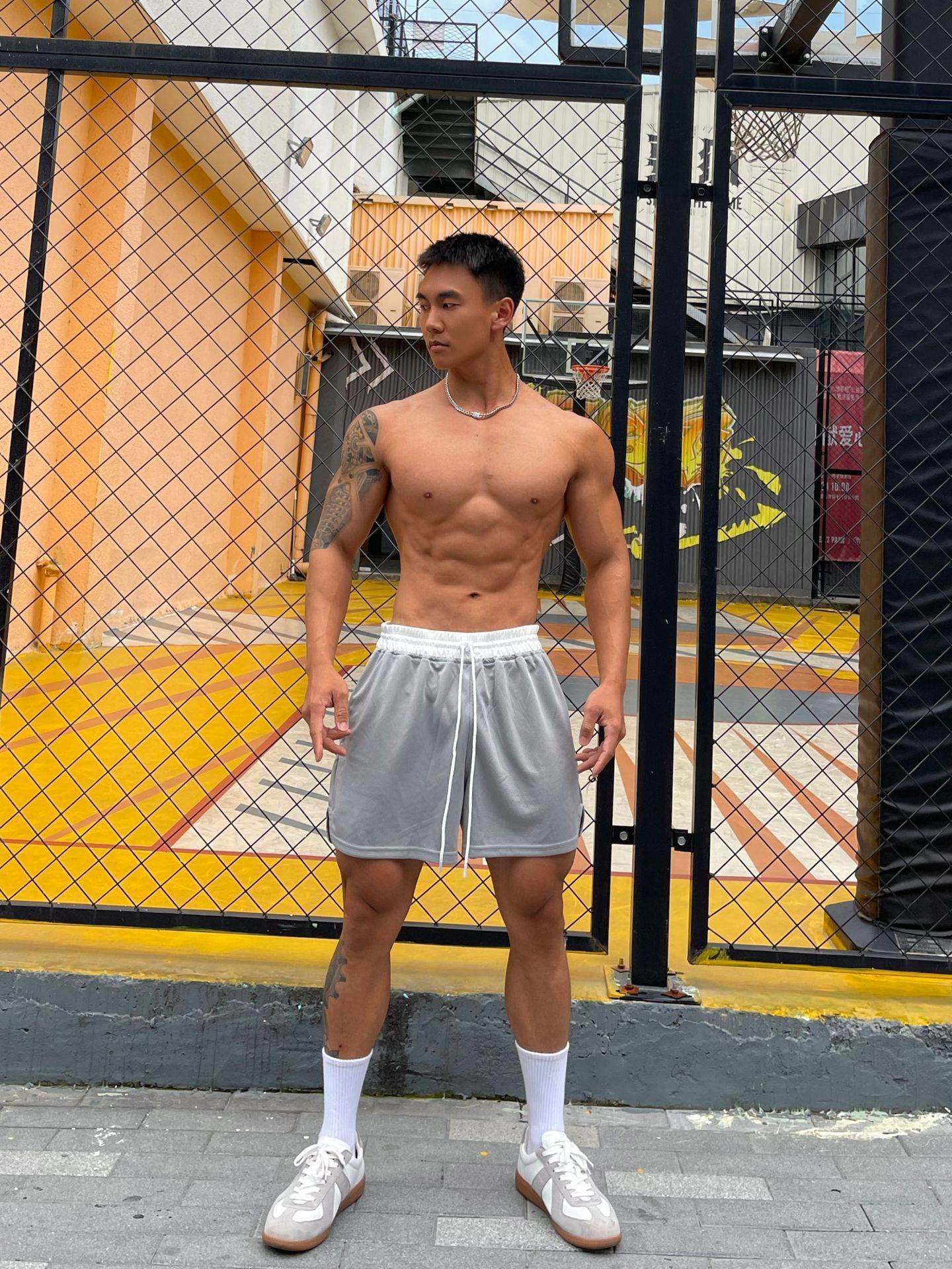 Quick-drying Breathable Pants Muscle Workout Shorts - Mubimart