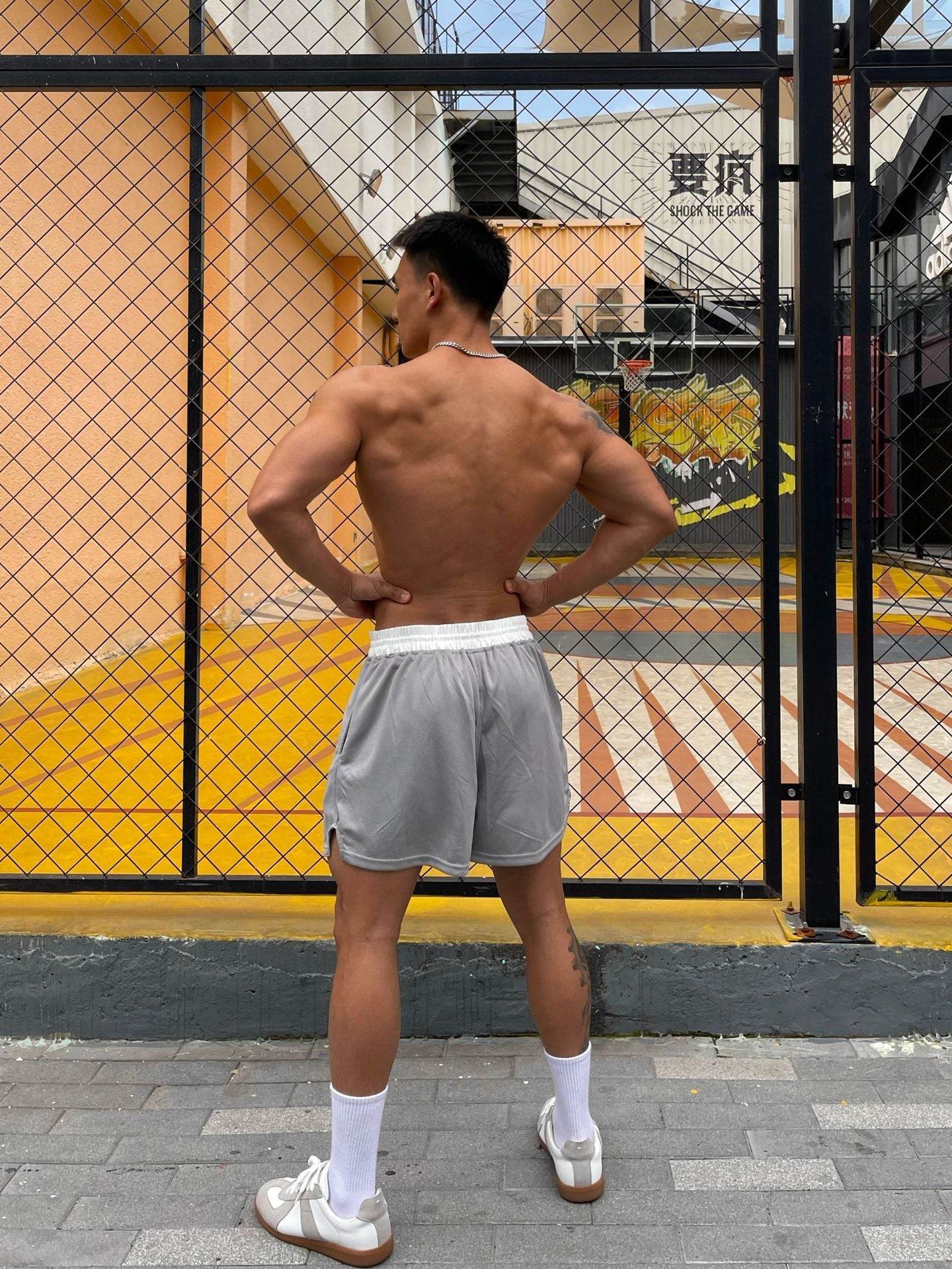 Quick-drying Breathable Pants Muscle Workout Shorts - Mubimart