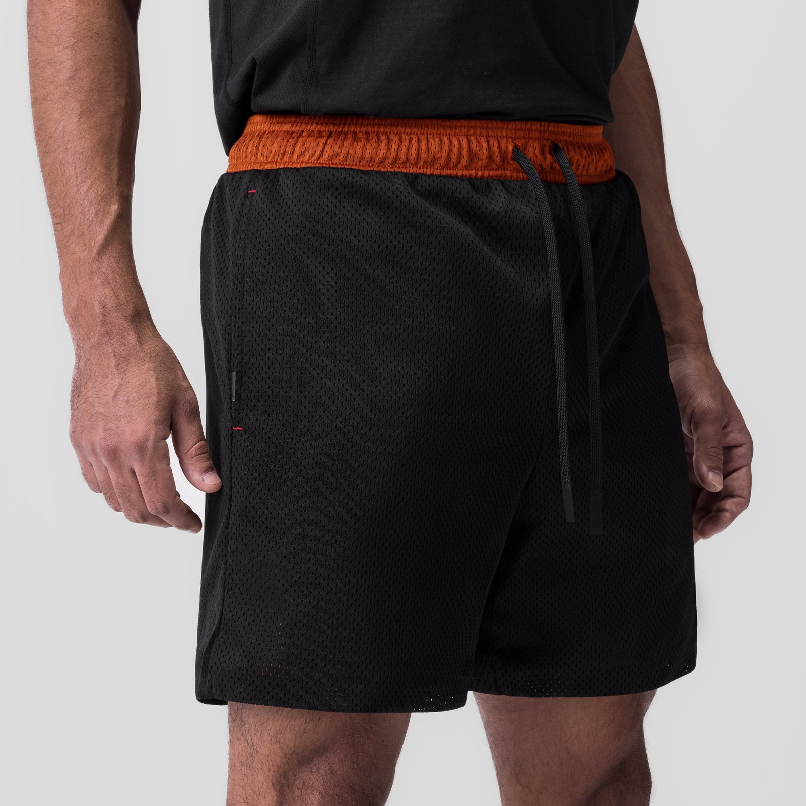 Muscle Workout Brothers Color Matching Running Exercise Training Mesh Shorts