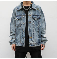 Loose denim jacket