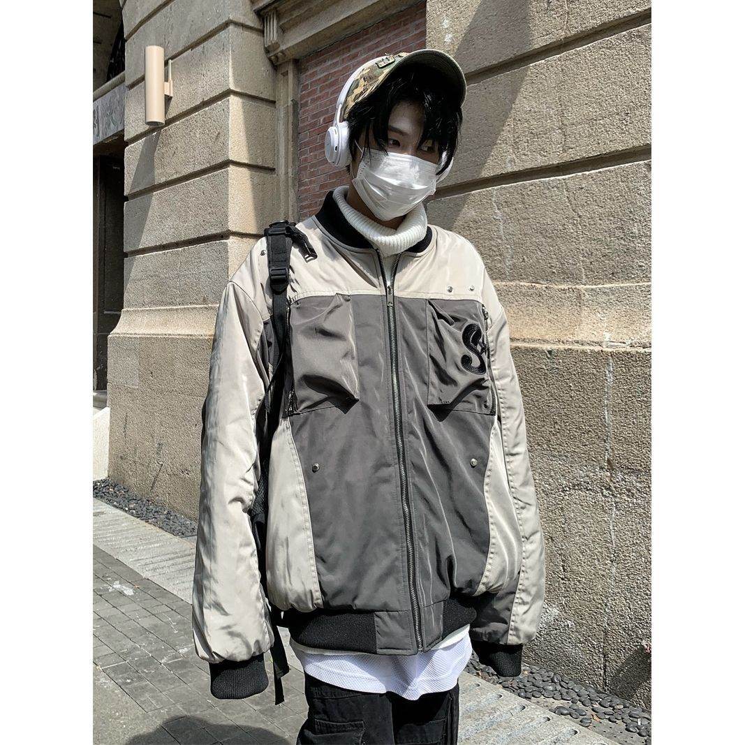 Loose All-match Casual Puffer Jacket - Mubimart