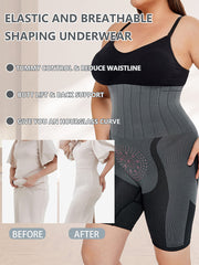 Quantum Energy Chip High Waist Shaping Shorts Underwear Thigh Slim Pants - Mubimart -  