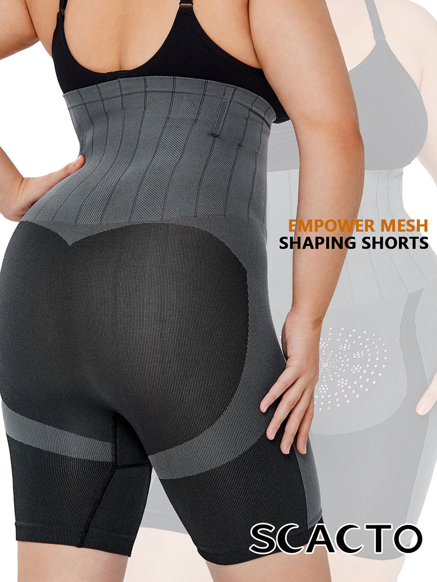 Quantum Energy Chip High Waist Shaping Shorts Underwear Thigh Slim Pants - Mubimart -  