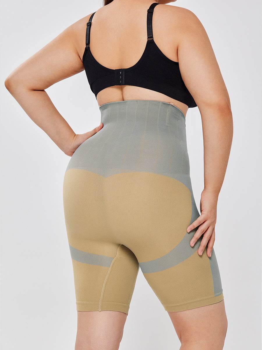 Quantum Energy Chip High Waist Shaping Shorts Underwear Thigh Slim Pants - Mubimart