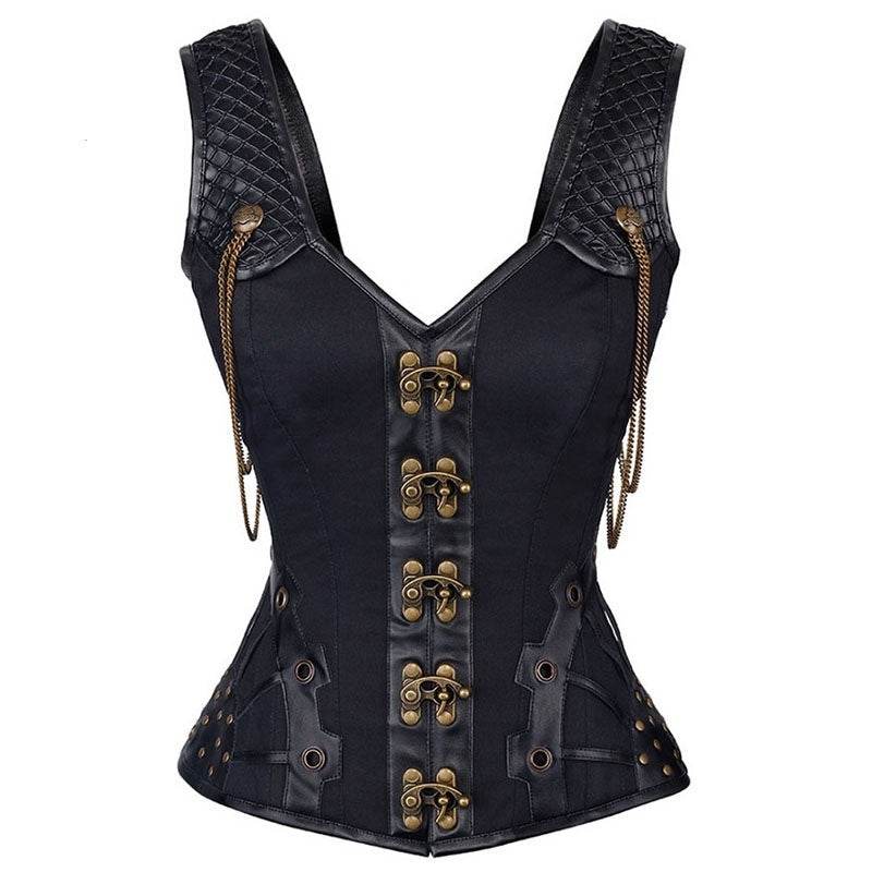 New Steel Rib Gothic Shapewear - Mubimart