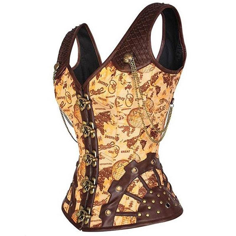 New Steel Rib Gothic Shapewear - Mubimart