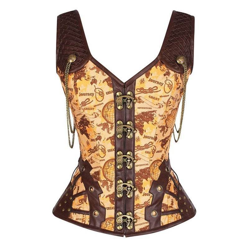 New Steel Rib Gothic Shapewear - Mubimart