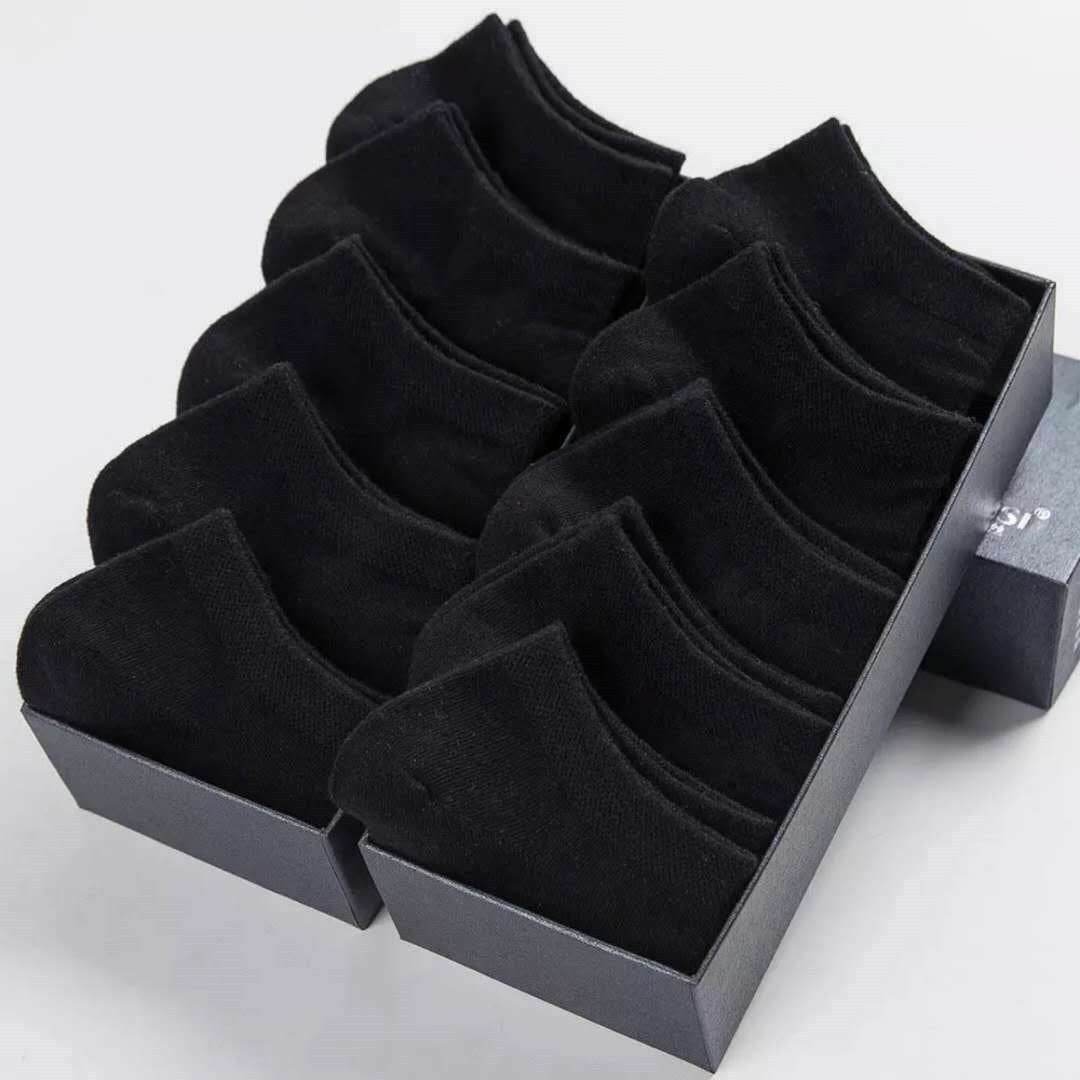 Male Socks Deodorant And Sweat-absorbing Short Low-top - Mubimart