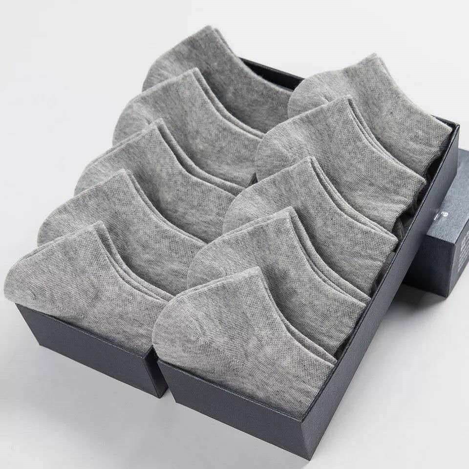 Male Socks Deodorant And Sweat-absorbing Short Low-top - Mubimart