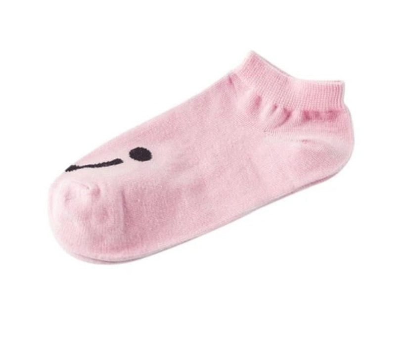 Cute cotton socks low-cut non-slip ladies boat socks - Mubimart -  