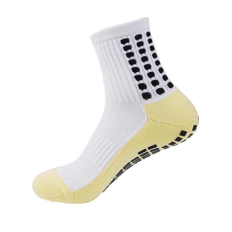 Professional Training Competition Thick Towel Bottom Middle Tube Glue Dispensing Non-slip Athletic Socks - Mubimart