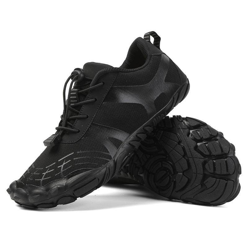 Outdoor Five-finger Hiking Breathable Hiking Boots Thickened Cross-country Non-slip Upstream Shoes - Mubimart