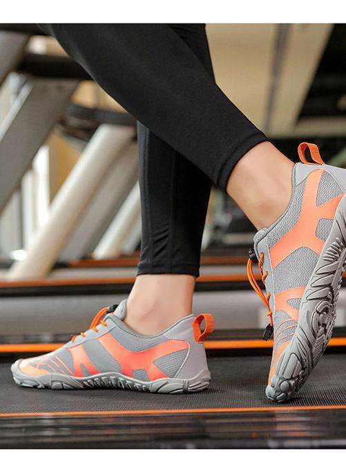 Outdoor Five-finger Hiking Breathable Hiking Boots Thickened Cross-country Non-slip Upstream Shoes - Mubimart