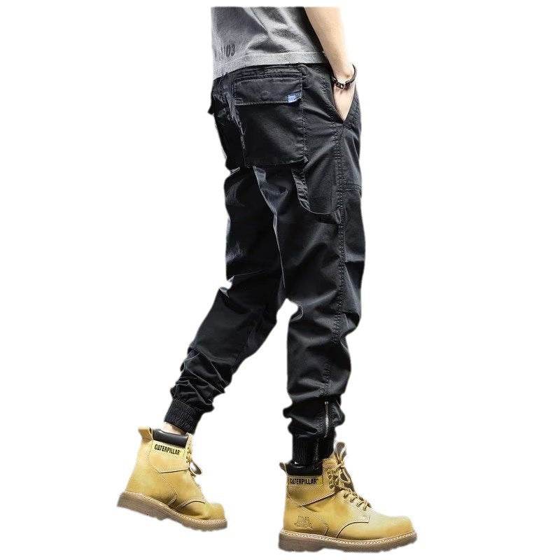 Fashion Loose Casual Loose Ankle-tied Jogger Pants - Mubimart
