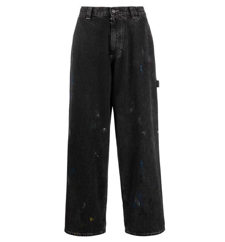 Splash Ink Paint Spots Loose Cargo Pants Men And Women - Mubimart
