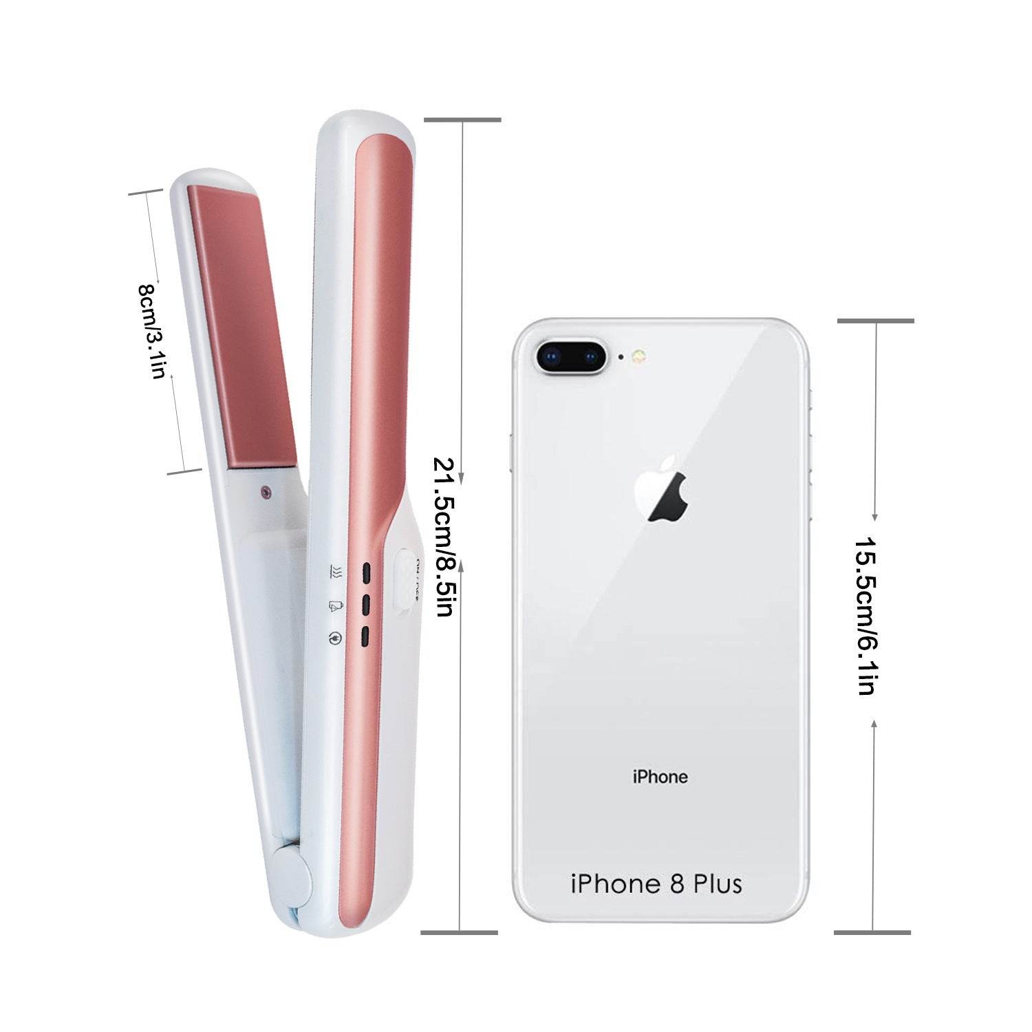 USB wireless charging hair straightener - Mubimart